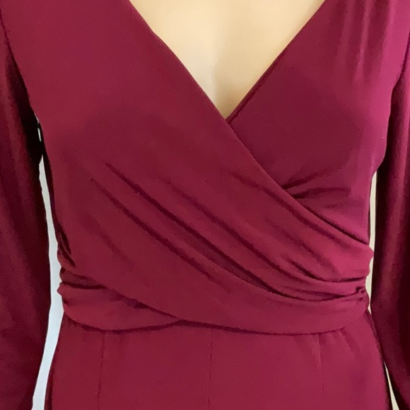 Chap’s Women’s Burgundy Dress sizes M NWT - Picture 3 of 16